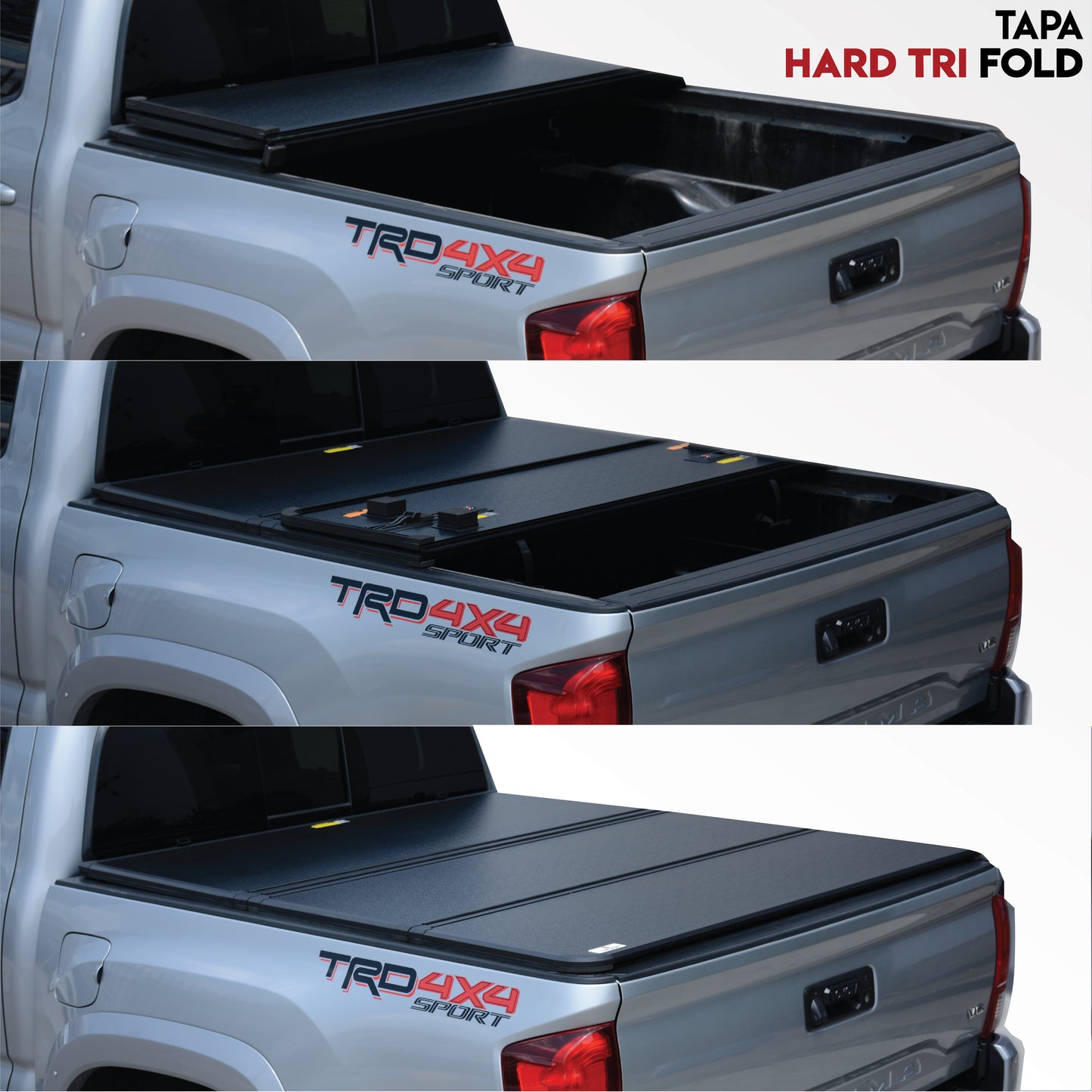 Tapa cubre batea HARD TRI FOLD