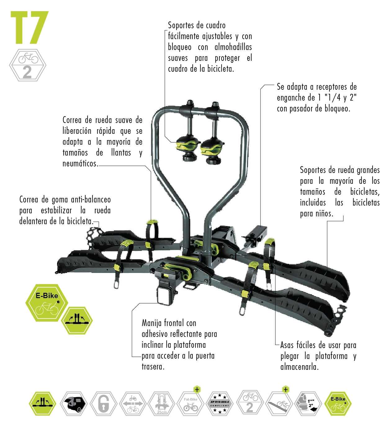 Portabicicletas T7